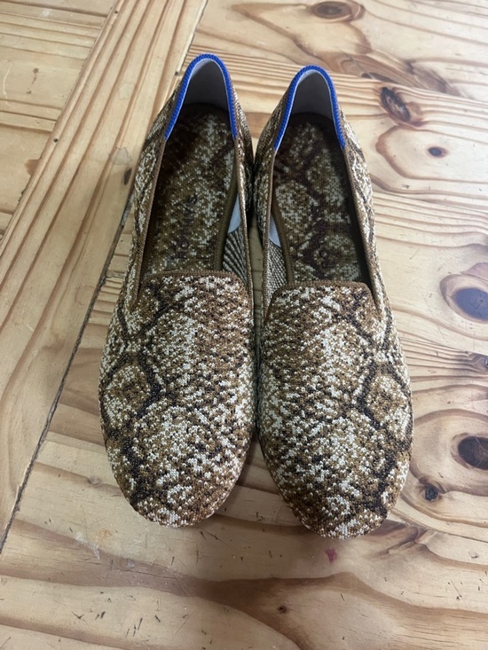 Rothy's Shoes - Rothy's The Loafer Metallic Bronze Python